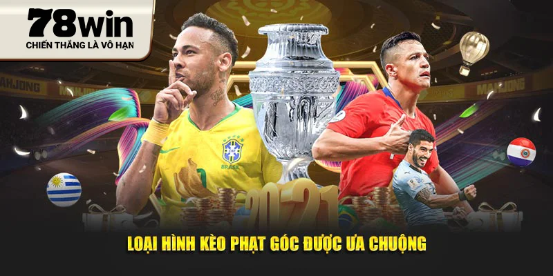 Loại hình kèo phạt góc được ưa chuộng