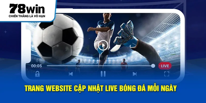 Trang website cập nhật live bóng đá mỗi ngày